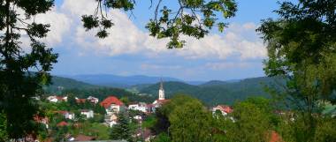 Ausflugtipps Bayerischer Wald Aussichtsturm Schönberg Panorama