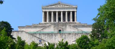 Bauernhofferien in Bayern - Ausflugsziel Walhalla bei Regensburg Donaustauf