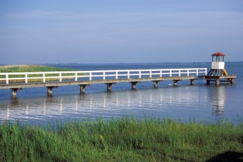 Bauernhof Erlebnisurlaub Nordsee Steg am Strand Meer
