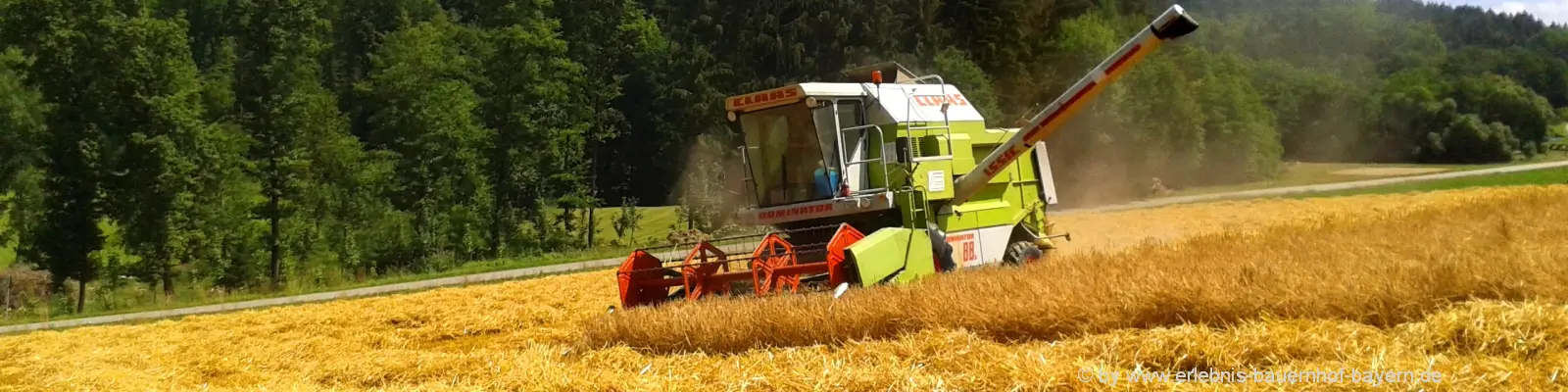 bauernhofurlaub-deutschland-getreide-ernte-maschinen-fahren